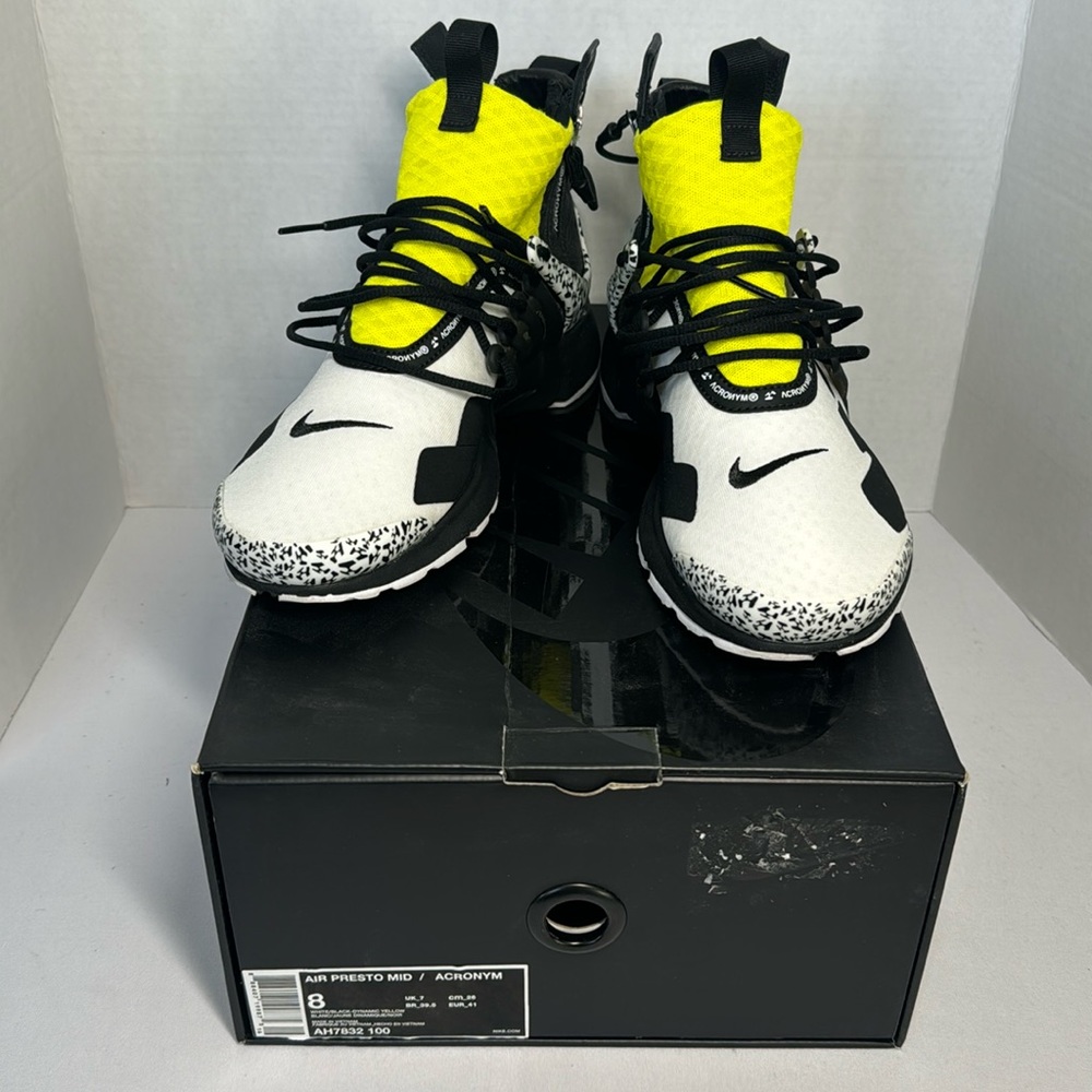 Nike Air Presto Mid Acronym Dynamic Yellow Men's - AH7832-100 - US